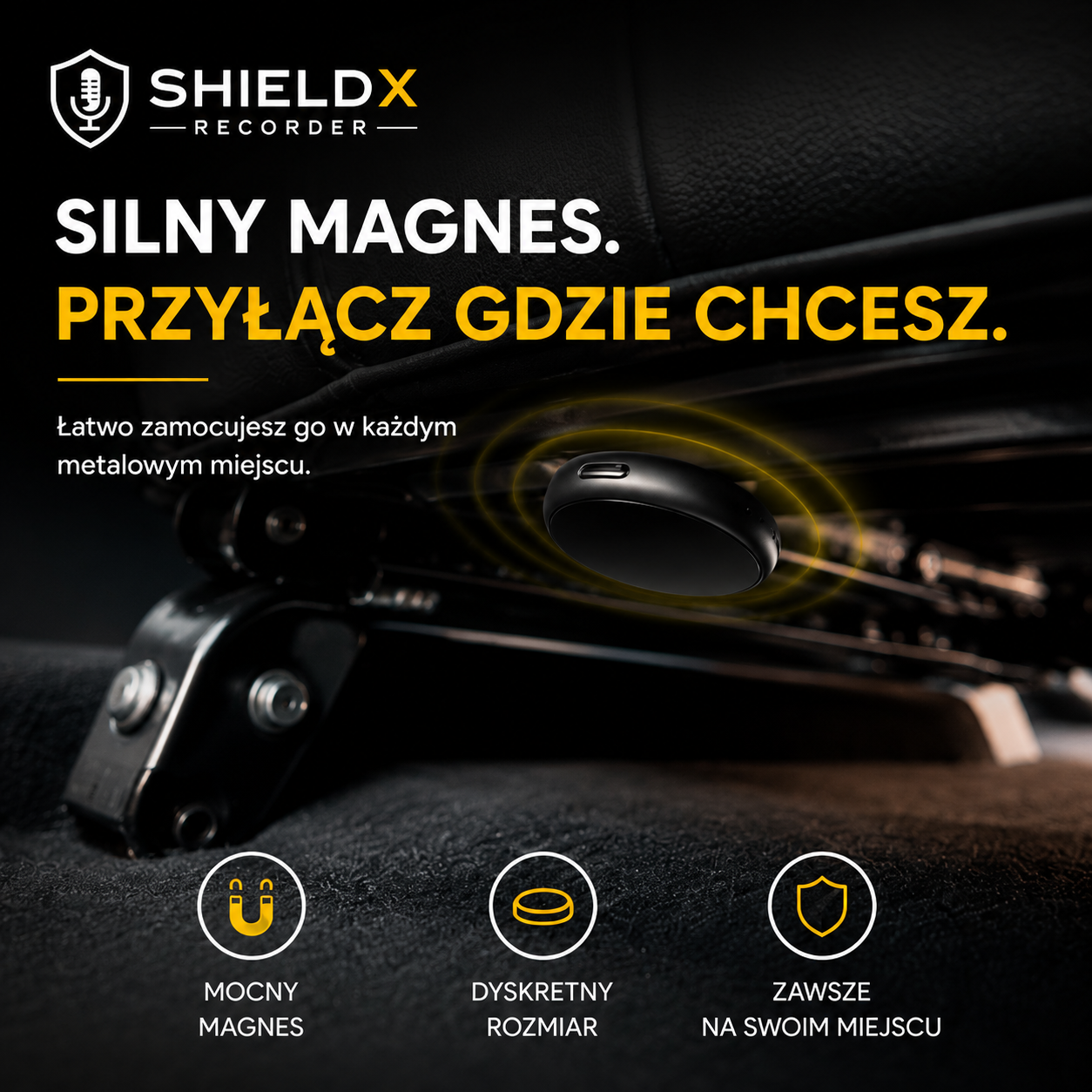 ShieldX Recorder™ - Mini Dyktafon